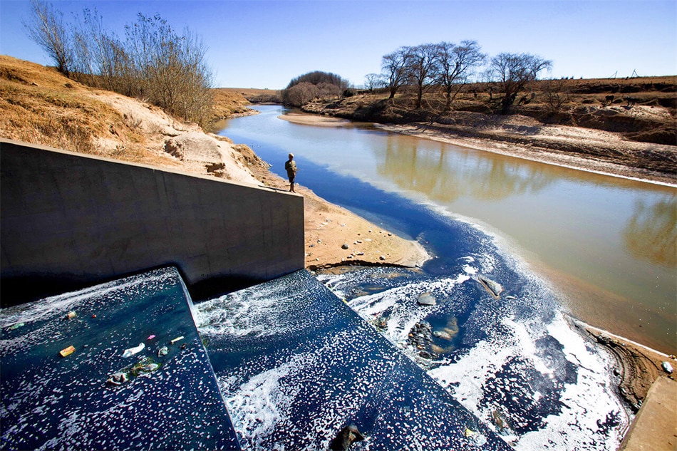 Global fast fashion brands are helping drive pollution that has dyed African rivers blue
