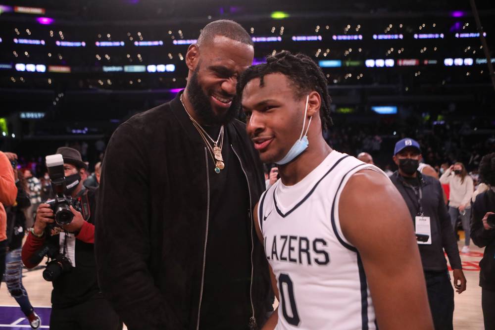 LeBron James wants son to play in the NBA