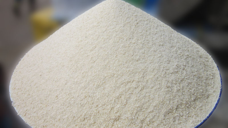 Garri (cassava flakes) tvafrinet