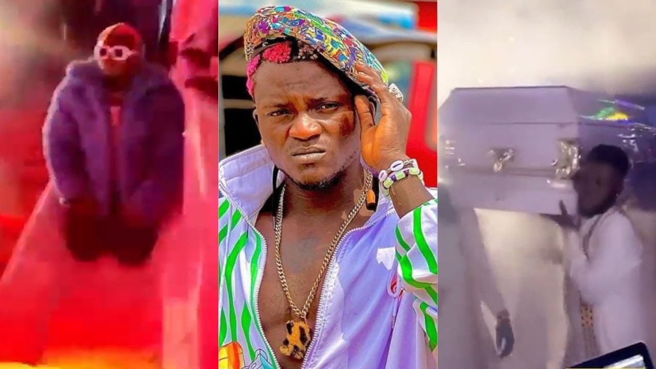 Controversial Nigerian singer, Habeeb Okikiola, a.k.a Portable, has once again gotten the internet talking with his dramatic entrance to his concert in a coffin at Fela’s Shrine in Lagos. Tvafrinet