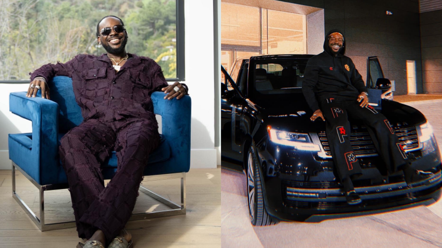 Adekunle gold new car Tvfafrinet
