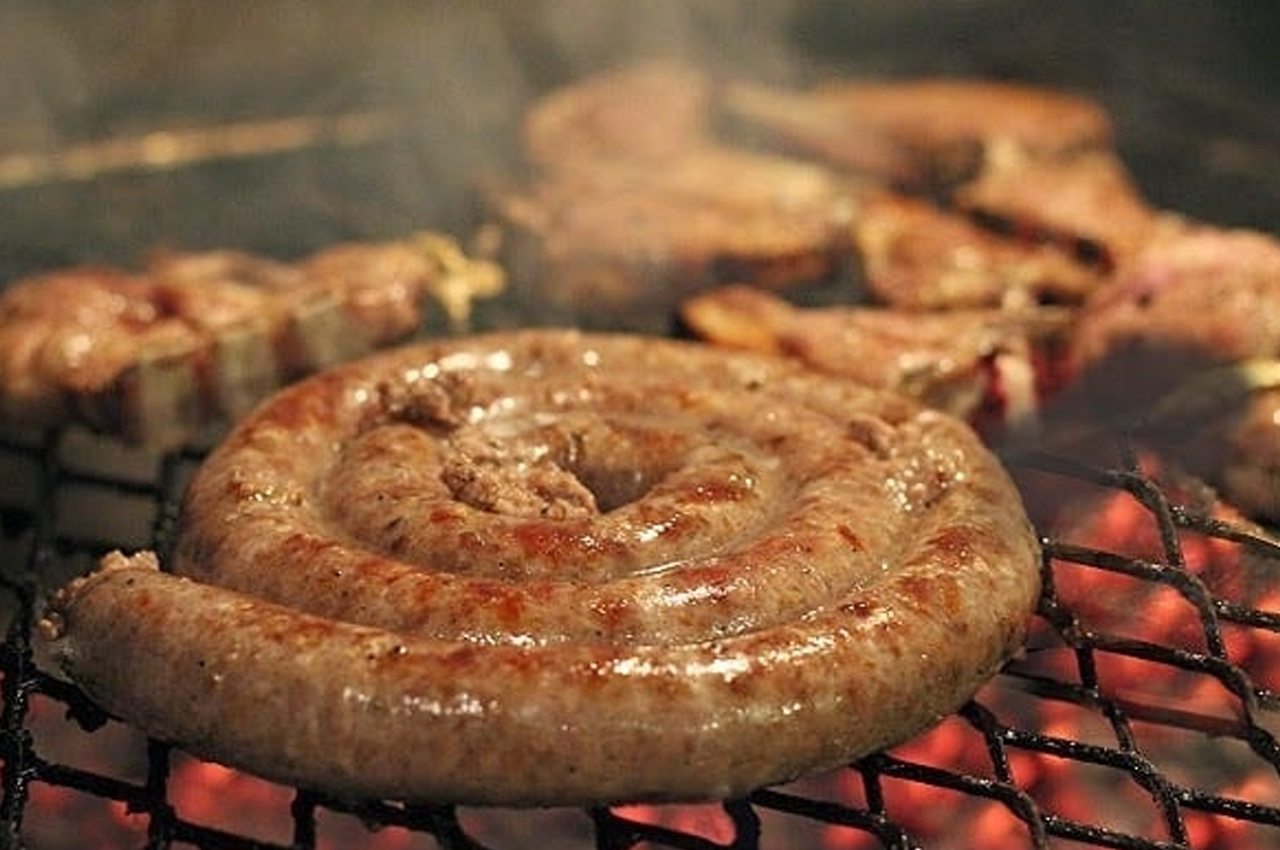 South African dish; Boerewors Tvafrinet