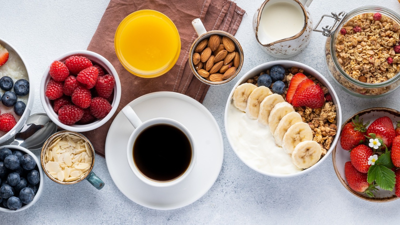 Healthy breakfast meal Tvafrinet