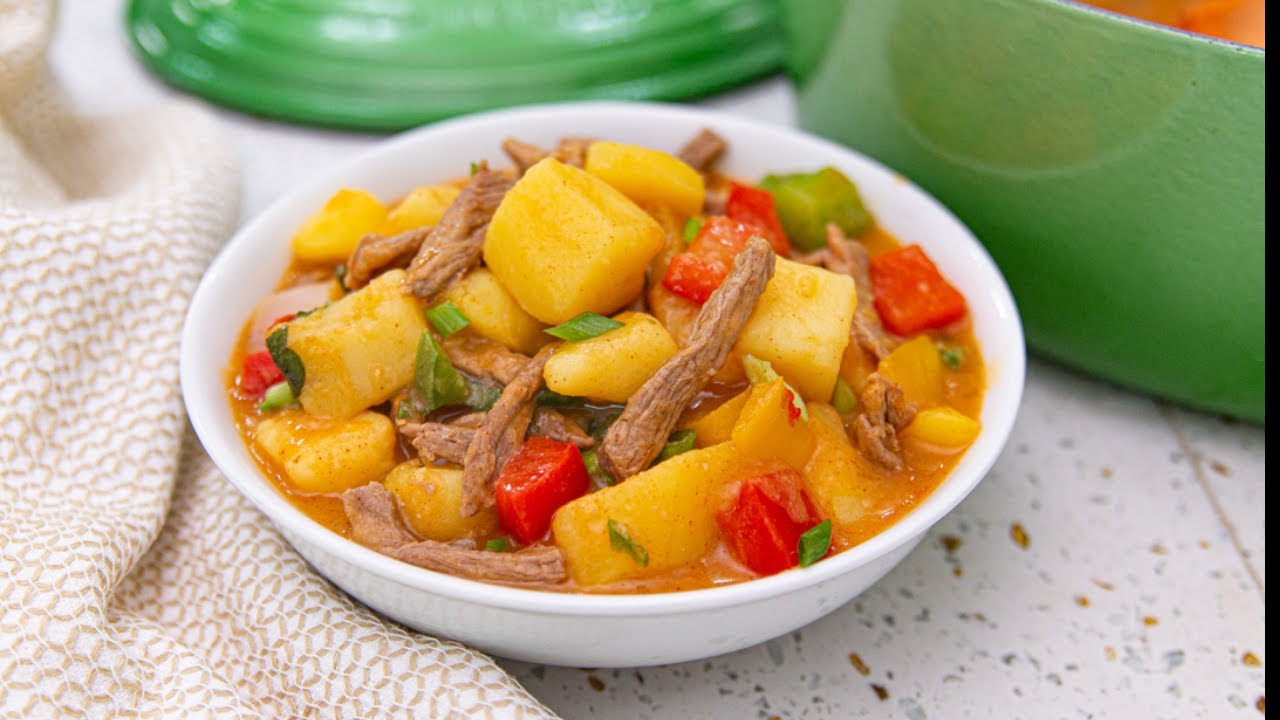 Cameroon dish Hot pot potatoes Tvafrinet