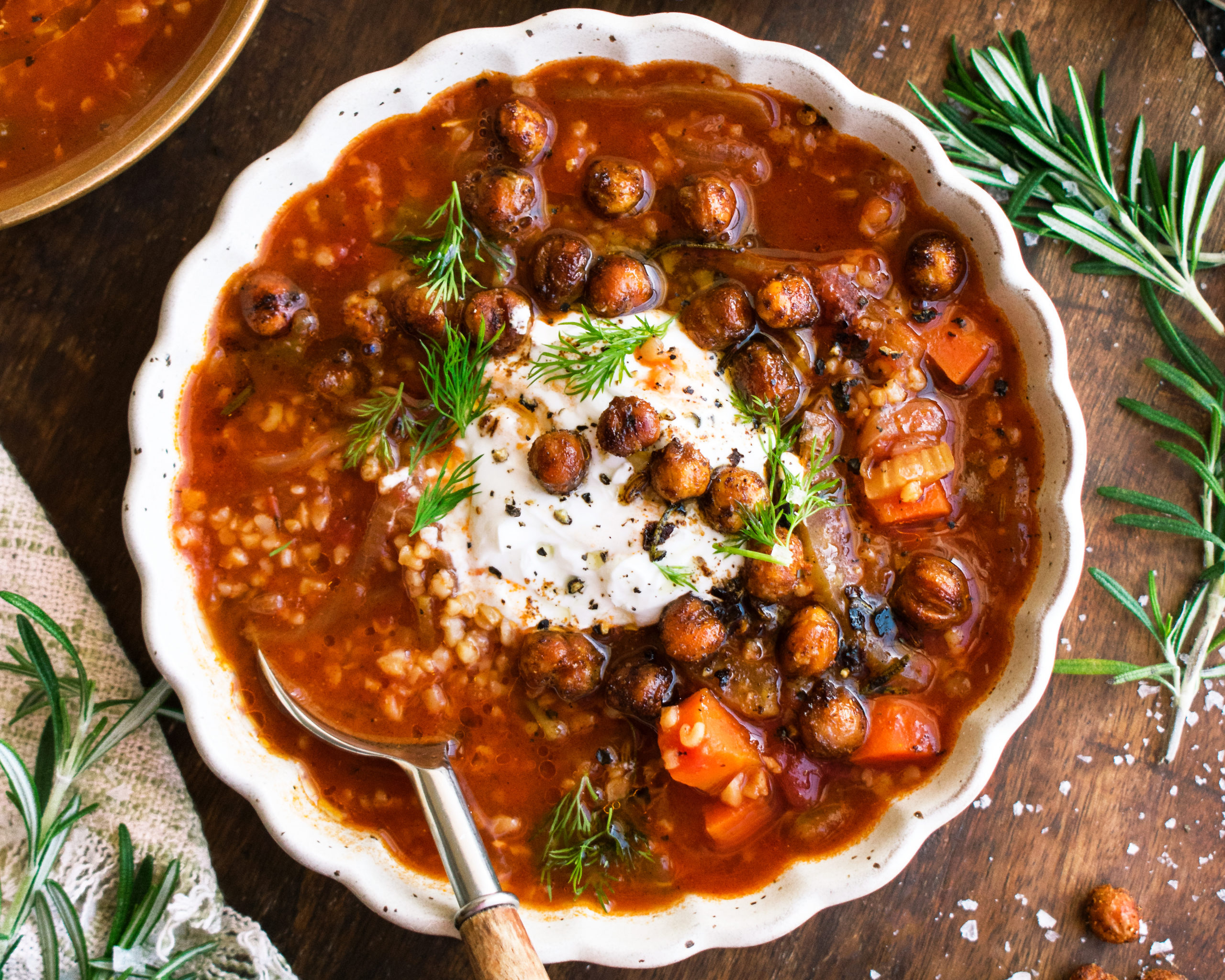 Lablabi a Tunisian soup Tvafrinet