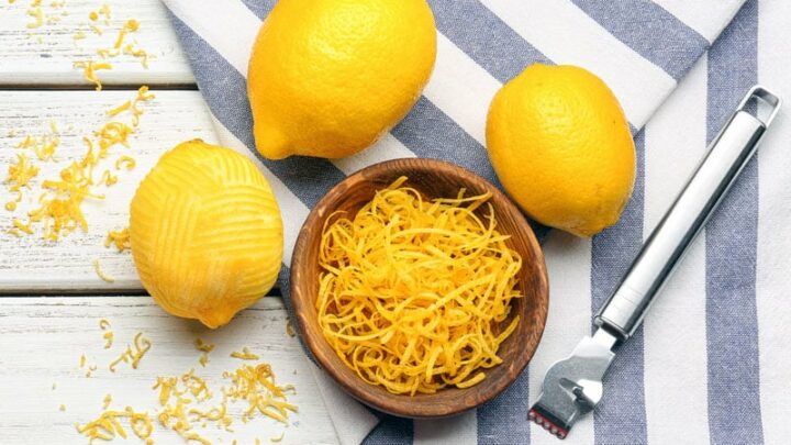 Peel of lemon Tvafrinet