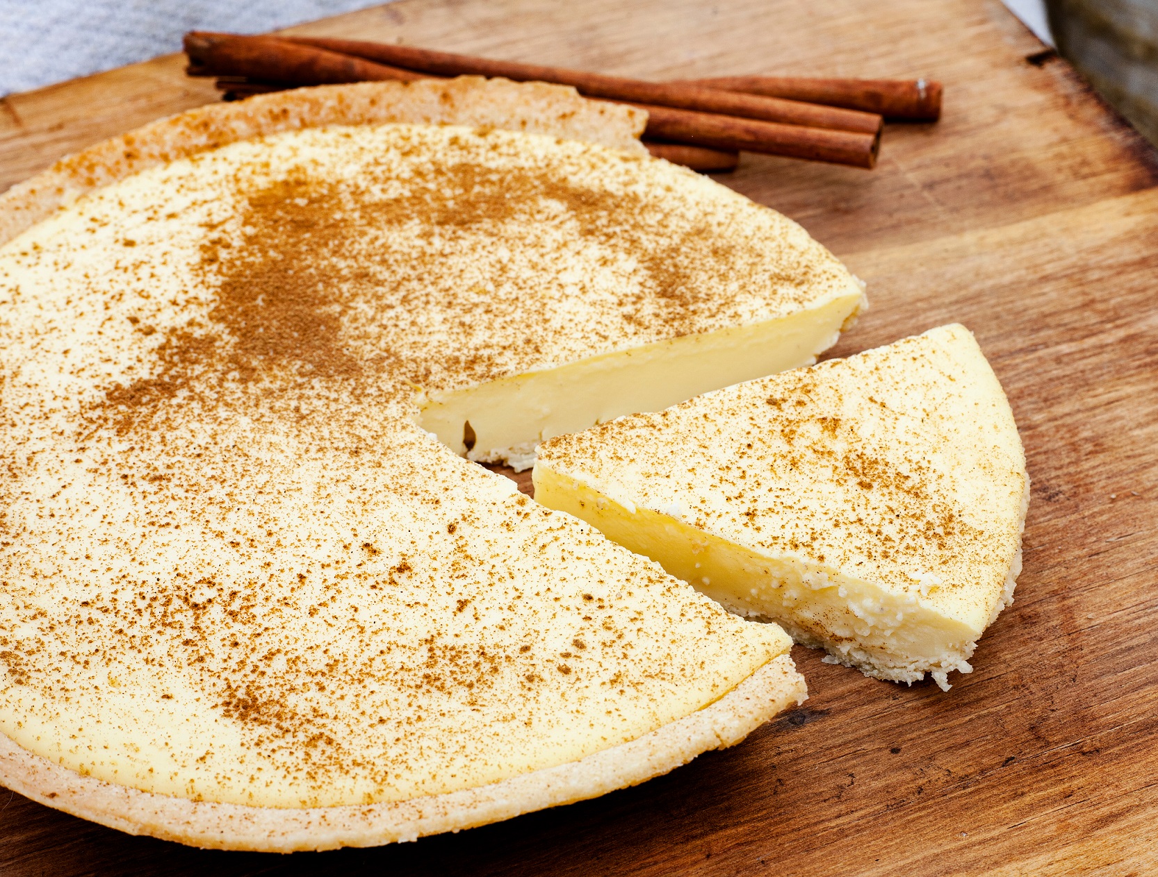 Recipe for making Melktert Tvafrinet