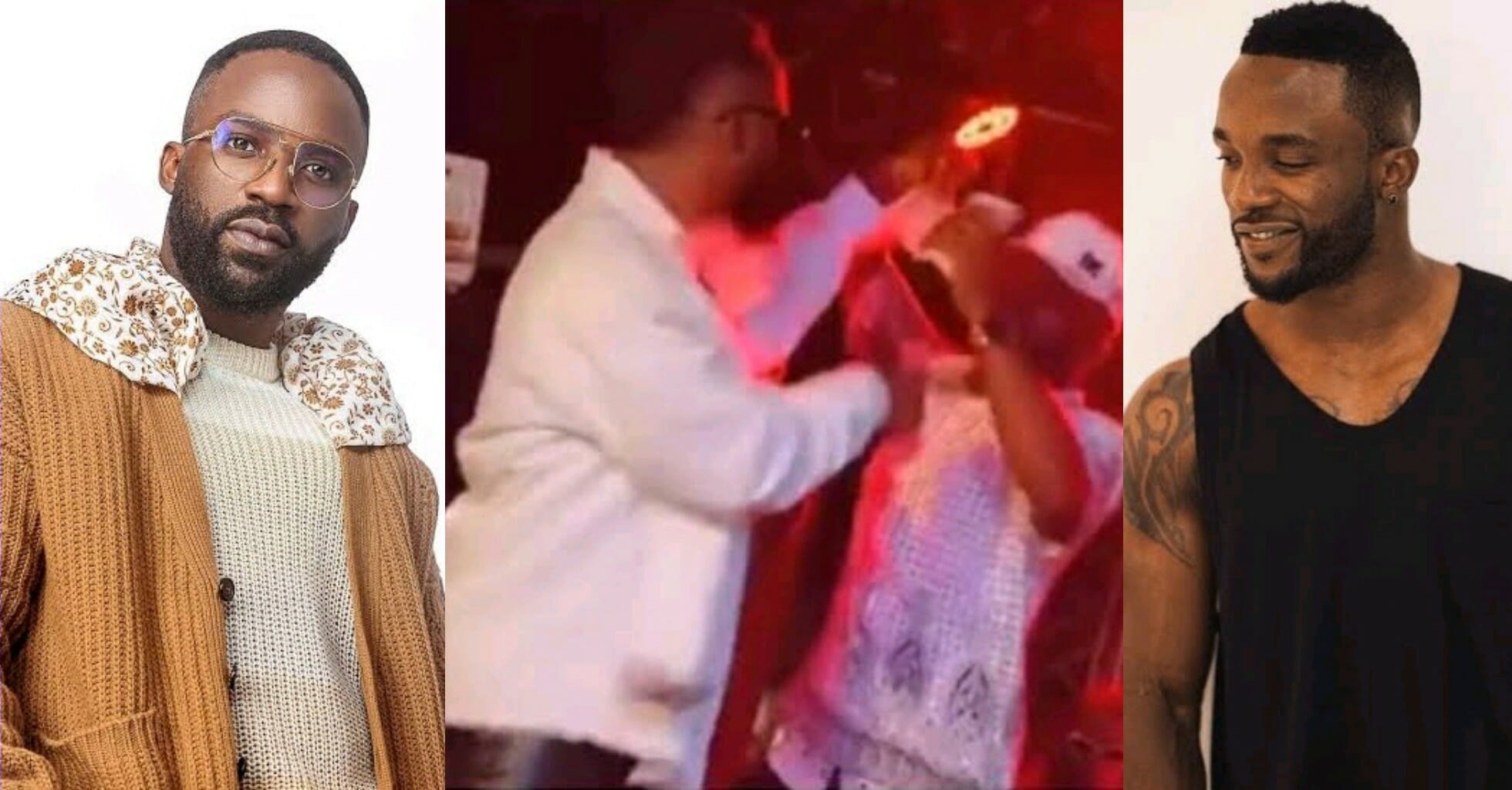 Iyanya shoves fan off stage Tvafrinet