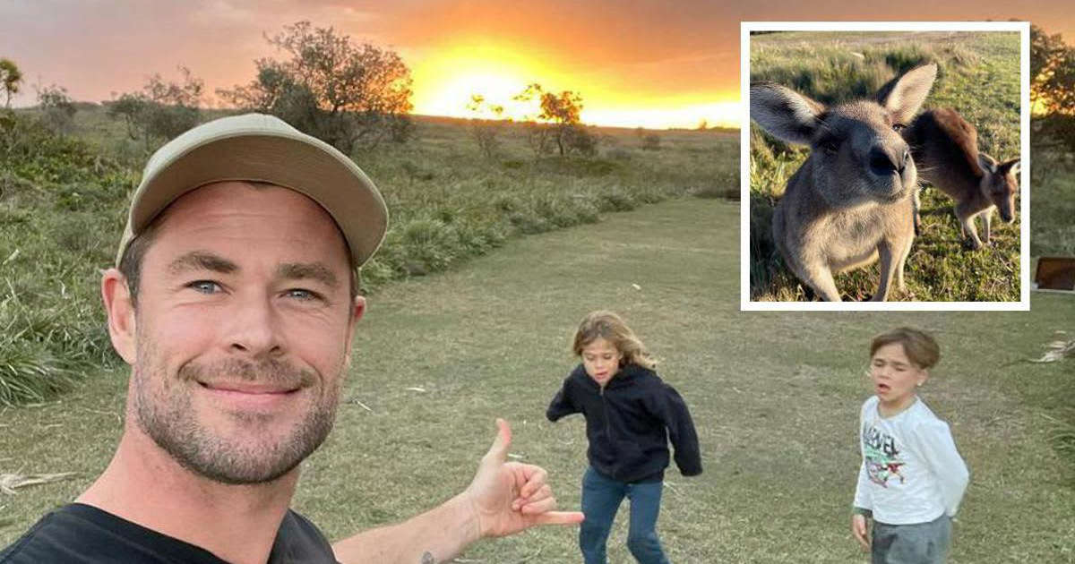 Chris Hemsworth visits Kenya Tvafrinet