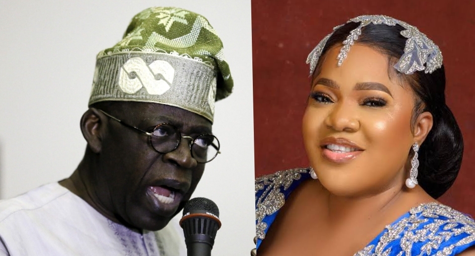 Toyin Abraham expresses love towards presidential candidate Bola Ahmed Tinubu Tvafrinet