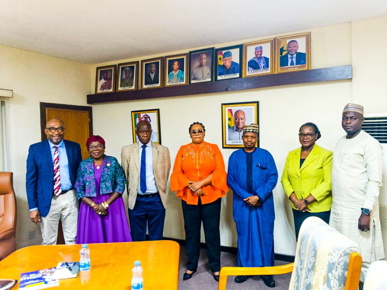 Members of the inter-ministerial committee on STICONF visits Ghana High Commission in Nigeria